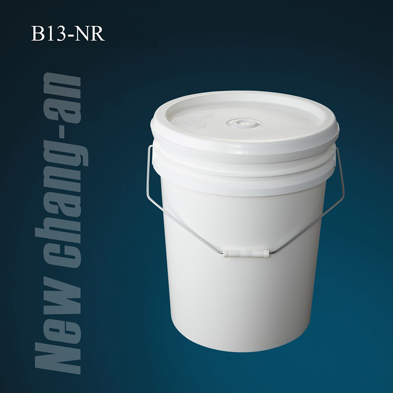 20L PP Bucket de plástico B13-NR para pintura de agua que contiene